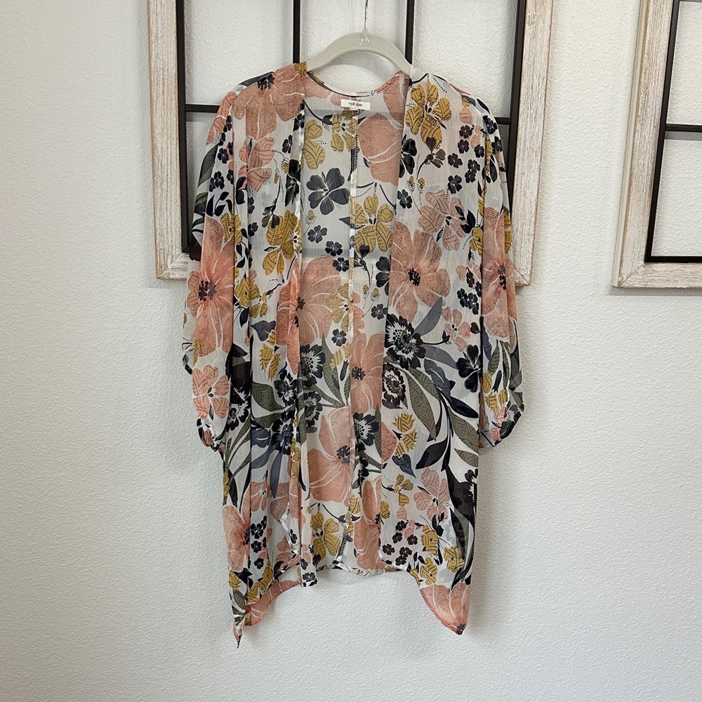 Maurice’s Floral Sheer Kimono Cardigan
